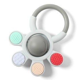 Babyono Ortho Silicone Teether with Rattle