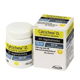 Calcichew-D3, ΑΣΒΕΣΤΙΟ 500MG/ ΒΙΤΑΜΙΝΗ D3 400IU 60ΜΑΣΩΜΕΝΑ ΔΙΣΚΙΑ