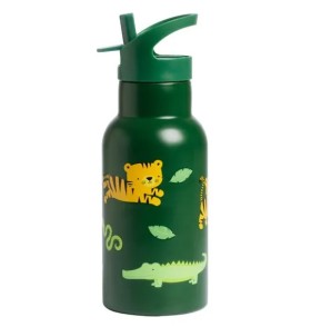 A Little Lovely Company Stainless Steel Drink Bottle Jungle Tiger 350ml