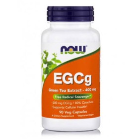Now EGCg Green Tea Extract 400 mg 90 Vegetable Capsules,