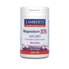Lamberts Magnesium 375 x 180 Tablets - For Normal Bones, Muscle And Nervous System