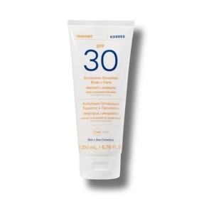 Korres Yoghurt Spf30 Sunscreen Body + Face Protect Hydrate 200ml