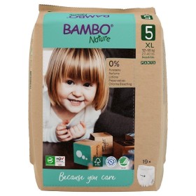 Bambo Nature Boys & Girls Pants No 5 Size XL 12-18 Kg 19 Pieces