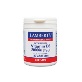Lamberts Vitamin D3, ΒΙΤΑΜΙΝΗ D3 2000IU 120ΚΑΨΟΥΛΕΣ