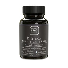 Pharmalead B12 500mcg Plus Rice Bran Vegan 60 Capsules