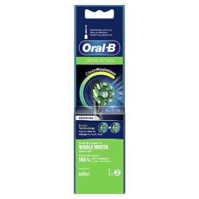 ORAL B CROSS ACTION CLEAN MAXIMISER BLACK EDITION REPLACEMENT BRUSH HEADS 2PIECES