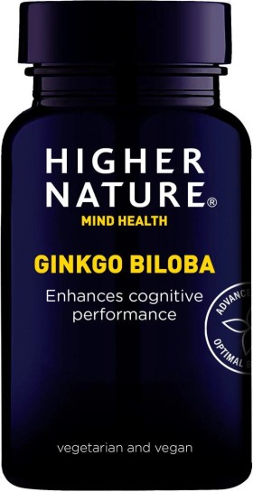 Higher Nature Ginkgo Biloba 6000mg 90 Capsules