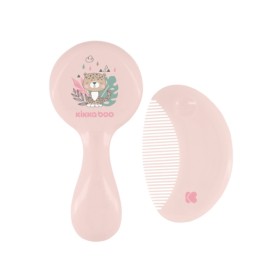 Kikka Boo Comb And Brush Natural Bristles Savvana Pink