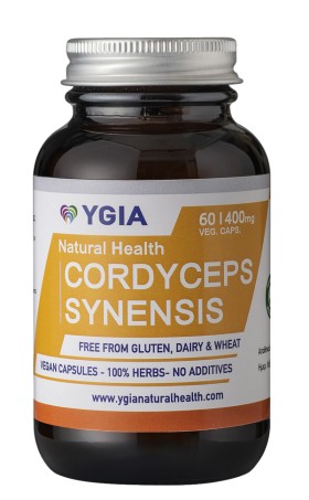 YGIA CORDYCEPS SYNENSIS, STRENGTHENS THE FUNCTION OF THE LUNGS, THE KIDNEY AND THE HEART 60CAPSULES