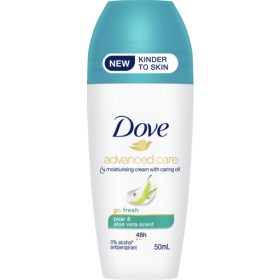 Dove Advanced Care Roll Pear & Aloe Vera 50ml