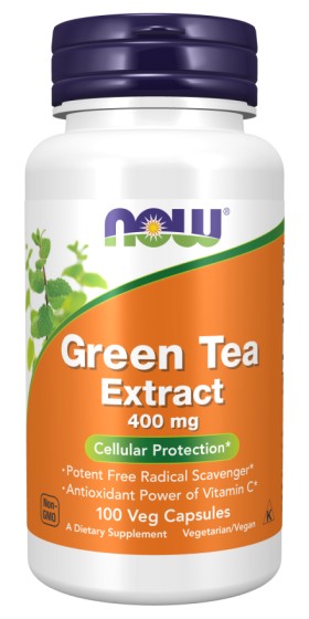 Now Foods Green Tea Extract 400mg x 100 Veg Capsules
