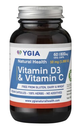 Ygia Vitamin D3 + Vitamin C x 60 Capsules