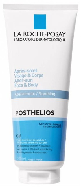 LA ROCHE-POSAY POSTHELIOS AFTER SUN FACE& BODY SOOTHING GEL 200ML