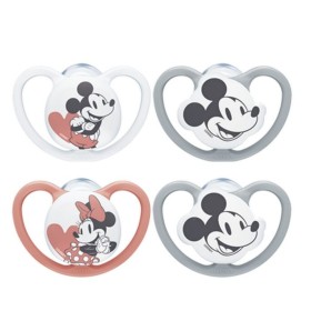 NUK Disney Mickey Mouse Space Silicone Soothers 6-18m 2pieces