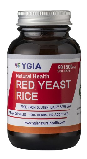 YGIA RED YEAST RICE, REDUCE CHOLESTEROL LEVELS 60CAPSULES