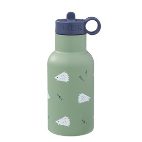 Fresk Stainless Steel Bottle Hedgehog 350ml with Extra Lid