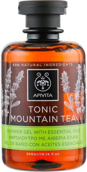 Apivita Tonic Mountain Tea Shower Gel x 300ml