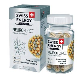 Swiss Energy NeuroForce, ΣΥΜΠΛΗΡΩΜΑ ΔΙΑΤΡΟΦΗΣ ΓΙΑ ΥΓΙΕΣ ΝΕΥΡΙΚΟ ΣΥΣΤΗΜΑ 30ΚΑΨΟΥΛΕΣ