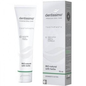 DENTISSIMO TOOTHPASTE BIO-NATURAL WITH HERBS 75ML