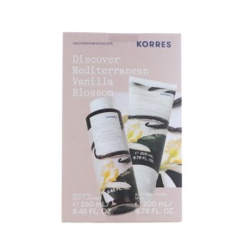 Korres Discover Mediterranean Vanilla Blossom Set Body Cleanser 250ml & Body Milk 200ml