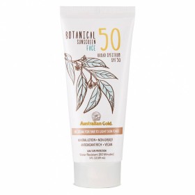 Australian Gold Botanical Sunscreen Face SPF50 Tinted Cream For Fair To Light Skin Tones x 89ml