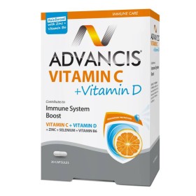 Advancis Vitamin C & Vitamin D x 30 Capsules