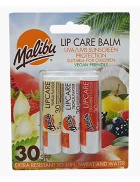 Malibu Lip Balm Spf30 3pack