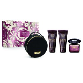 Versace Crystal Noir Pour Femme EDP 90ml & Shower Gel 100ml & Body ...