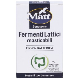 Matt Benessere Fermenti Lattici 24 Chewable Tablets