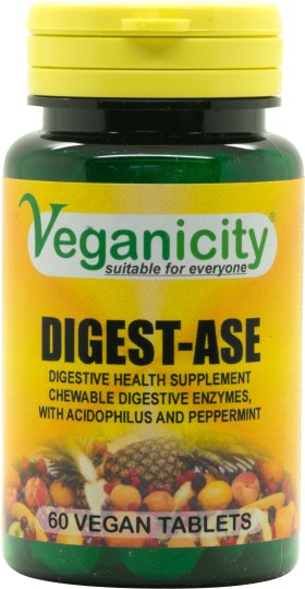 Veganicity Digest-Ase 60 Tablets