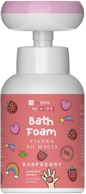 Hs Hiskin Kids Bath Foam Raspberry 300ml