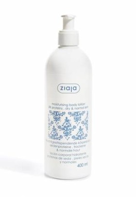 ZIAJA MOISTURISING BODY LOTION WITH SILK PROTEINS FOR DRY & NORMAL SKIN 400ML