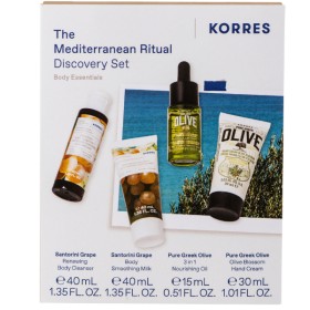 Korres The Mediterranean Ritual Discovery Set 4pcs