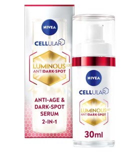 Nivea 98711 Luminous Anti Dark - Spot Anti Age & Dark Spot Serum 2in1 30ml