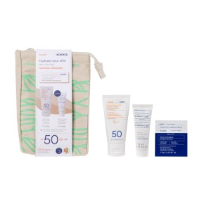 Korres Yoghurt Sunscreen Spf50 50ml + Foaming Foaming Cleansing Cream 20ml + Greek Yogurt Hydration With Probiotics Face Serum 1.5 ml Pouch