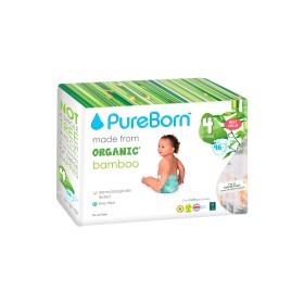 Pure Born Nappy Size 4 7-12kg 96s
