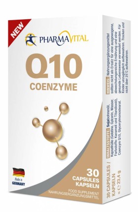 PharmaVital Coenzyme Q10 100mg x 30 Capsules