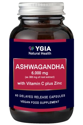 Ygia Ashwagandha 6.000mg With Vitamin C & Zinc 60 Capsules Ygia Ashwagandha 6.000mg With Vitamin C & Zinc 60 Capsules