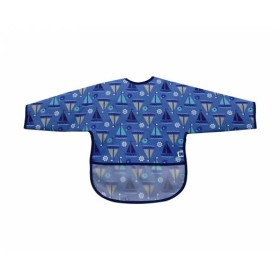 KIKKA BOO EVA LONG SLEEVE BIB BOATS