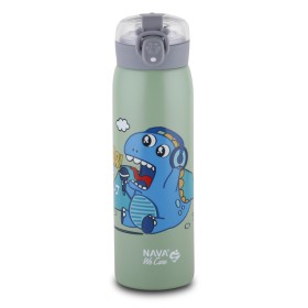 Nava Kids Stainless Steel Insulated Water Bottle 500ml Green