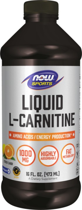 Now Sports - Liquid L-Carnitine 1000mg Citrus Flavor x 473ml