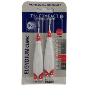 ELGYDIUM CLINIC TRIO COMPACT 3 INTERDENTAL BRUSHES LARGE SPACES 6s