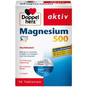 Doppelherz Magnesium 500mg x 30 Tablets