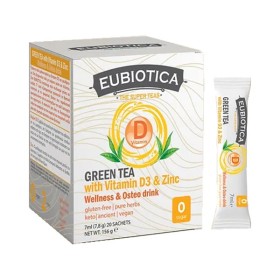Eubiotica Green Tea With Vit D3 & Zinc 20 Sachets
