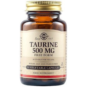 Solgar Taurine 500mg x 50 Capsules - Antioxidant, Neuro & Cardio Support