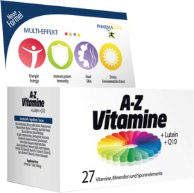 PharmaVital A-Z Vitamine - 27 ΒΙΤΑΜΙΝΕΣ, ΜΕΤΑΛΛΑ ΚΑΙ ΙΧΝΟΣΤΟΙΧΕΙΑ 60ΧΑΠΙΑ