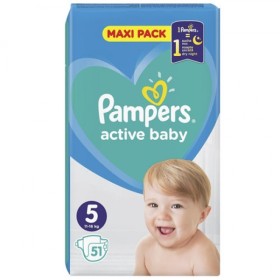 Pampers Active Baby No 5 (11 - 16 Kg) 51 Diapers