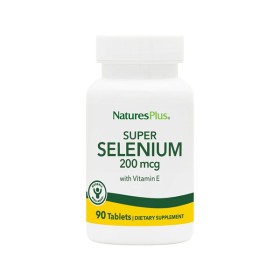 Natures Plus Super Selenium 200mcg with Vitamin E 90 Tabs, Συμπλήρω...