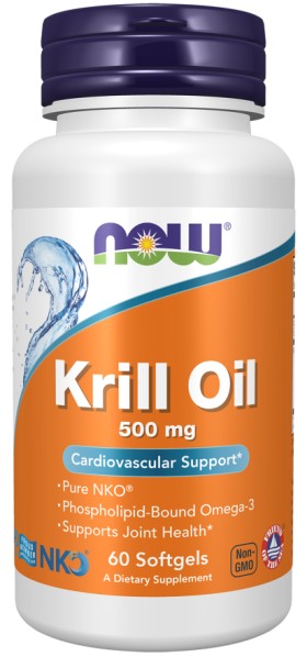 Now Krill Oil 500mg 60 Softgels