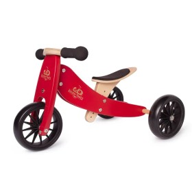 Kinderfeets Balance Bike/Tricycle 2-in-1 Tiny Tot Cherry Red